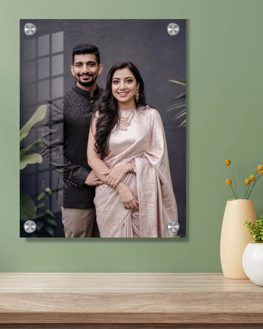 Customised Acrylic Couple Wall Photo
