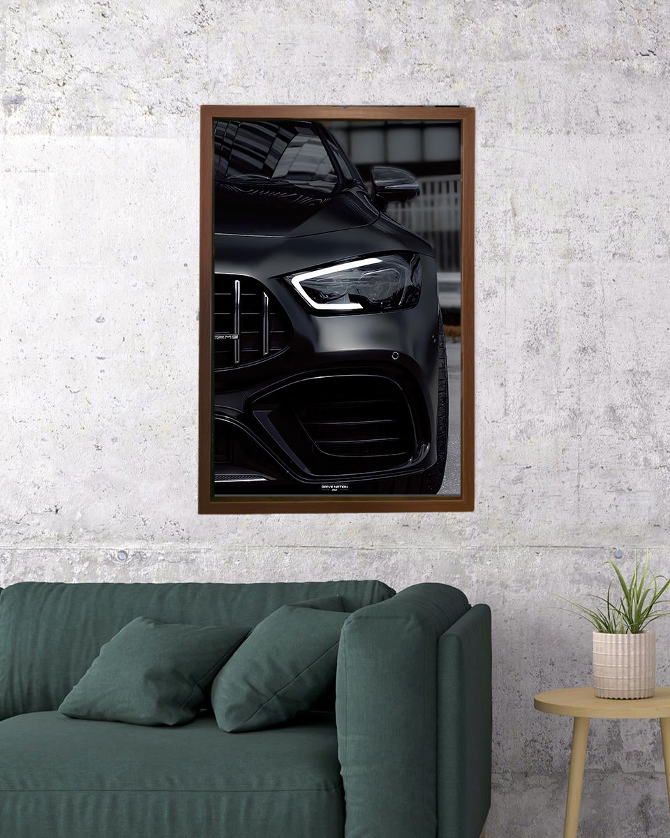 AMG GT NEON Poster (white LED) - Essentials Series